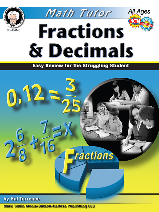 Title details for Fractions and Decimals, Grade 4 - 12 by Torrance - Available